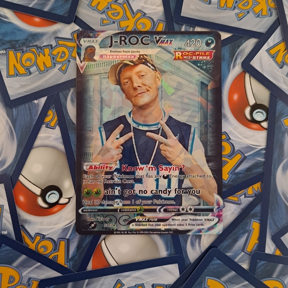 J ROC Pokemon Card - TPB - Picture 1 of 8
